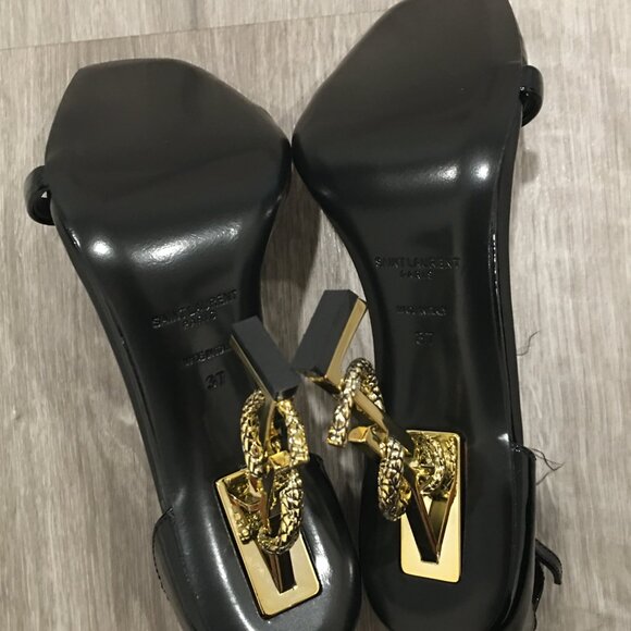 OPYUM SANDALS IN PATENT LEATHER - Picture 5 of 5